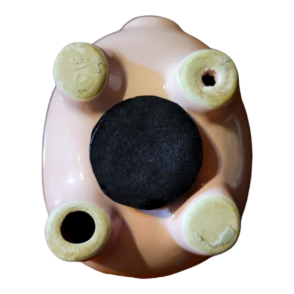 My First Piggy Coin Bank Girl Ceramic Pink  Baby Shower Child’s Nursery Pig - Picture 6 of 9